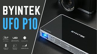 BYINTEK UFO P10 Projector Review  DLP LED Android Smart 4K [upl. by Dorn]