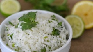 CILANTRO LIME RICE  How To Make Cilantro Lime Rice  SyS [upl. by Bokaj711]