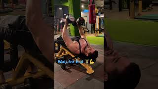 Decline Dumbbell fly Chest Exercise viralvideo shorts [upl. by Idoux]