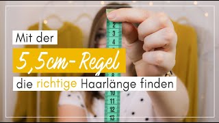 Stehen dir KURZE ODER LANGE HAARE ✂ Wir testen die berühmte 55cmRegel von John Frieda [upl. by Caughey930]