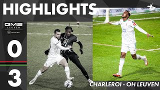 HIGHLIGHTS  JPL 2122  Sporting Charleroi  OH Leuven [upl. by Nwahsyd]