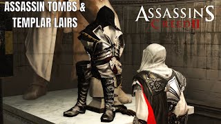 ASSASSIN TOMBS amp TEMPLAR LAIRS AC2 [upl. by Conal]