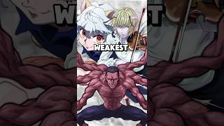 Who is the Weakest in Meruems Royal Guards hxh hunterxhunter [upl. by Nyltyak]