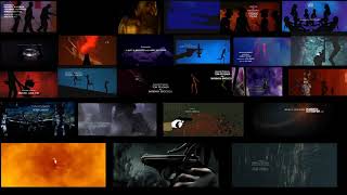 Every James Bond Opening Sequence at the Same Time [upl. by Rossie]