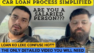 Car Loan Process Explained  Documents required for Car Loan step by step [upl. by Jereme]