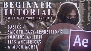 how to make your first edit  after effects beginner tutorial [upl. by Eliott]