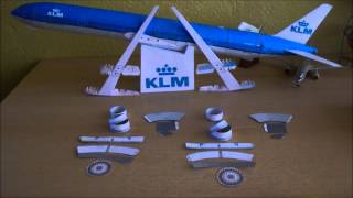 KLM B777300ER Papercraft [upl. by Janella]