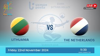 2024 ECH B Men  Lithuania v Netherlands [upl. by Nivk]