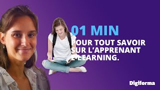 Apprenant elearning  1 minute pour tout savoir définition tendance exemple  Digiforma [upl. by Holofernes829]