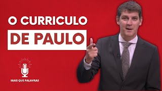 O CURRICULO DE PAULO  Pr Marcelo Ferreira [upl. by Aretha]