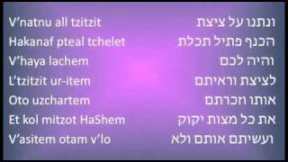 Shema in Song  Hear O Israel  3rd paragraph Numbers 153741  from Torahguycom [upl. by Ayouqes]