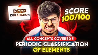 PERIODIC CLASSIFICATION OF ELEMENTS ONE SHOT CLASS 11 CHEMISTRY 🔥 CLASS 11 CHEMISTRY ONE SHOT [upl. by Farlie]