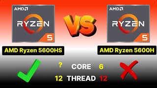 AMD Ryzen 5600HS 🆚 AMD Ryzen 5600H 🔥Processor Compare🔥 [upl. by Gnoix248]