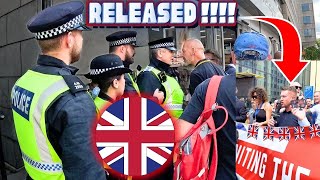 Tommy RELEASED❗️❗️ People vs Police Earlier on🚔🇬🇧 [upl. by Etteniotnna]