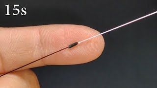 Strong Smooth Fishing Knot for Braid to Mono or Fluorocarbon Leader [upl. by Sekofski418]