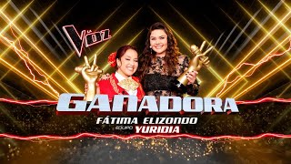 ¡Yuridia y Fátima Elizondo son las ganadoras de La Voz 2022  La Voz 2022 [upl. by Yrkcaz]