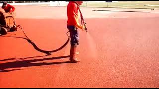 Tramiento De Color En Pista Deportiva [upl. by Earased]