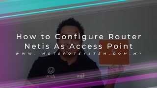 How to Configure Router Netis as Access Point [upl. by Eahs]