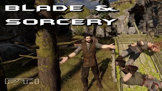 First Time Ever Playing Blade amp Sorcery VR [upl. by Imefulo]