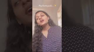 Akashamayavale…✨singing singer akashamayavale shortsfeed daily youtube shahabazaman bijibal [upl. by Ahseirej724]