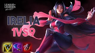 IRELIA 1 VS 9 BARONLANE GAMEPLAY WILDRIFT irelia wildrift top [upl. by Ettie320]