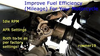 How to improve fuel economy mileage for motorcycle  GS150R  Suzuki Motorcycle  RoamerRealm [upl. by Anitsugua]