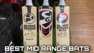 SG BEST MIDDLE RANGE CRICKET BATS [upl. by Brit331]