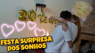 SURPREENDI A GRINGA NO DIA DO ANIVERSÁRIO DELA 🎉🥰 [upl. by Adlev]