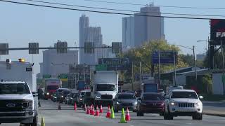 Gas Leak along Airport Highway in Toledo [upl. by Eineg]