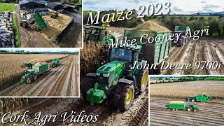 Maize 2023  Mike Cooney Agri  John Deere 9600i [upl. by Tristis]