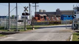 TRAINS Pt 4 CN GP382 Switchers Move Hoppers at Mill Street [upl. by Hercules]