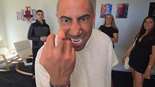 Fousey PUNCHES his manager😳 REAL BEEF [upl. by Hoashis]