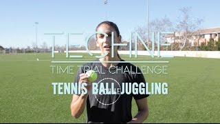 Techne Time Trial Tennis Ball Juggling [upl. by Sibelle38]