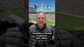 PACKERS vs TEXANS Prediction NFL WEEK 7🏈 [upl. by Harrak]