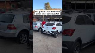 O real motivo para carros tão novos virarem sucata leilao sucata curiosidades carros veiculou [upl. by Aihsitan]