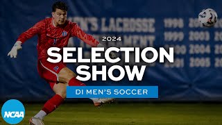 2024 NCAA DI mens soccer championship selection show [upl. by Desmund]