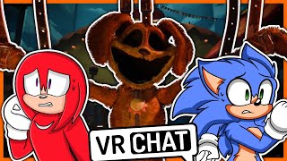 Movie Sonic and Movie Knuckles Meet DogDay In VRCHAT [upl. by Fuld75]