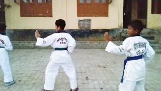 Taekwondo Poomsae 5  Teakwoodo Drona Sports Academy Goalpara Assam2024 [upl. by Licht]