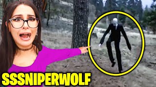 7 YouTubers Who Found SLENDERMAN in Real Life SSSniperWolf JoJo Siwa amp Aphmau [upl. by Bjork682]