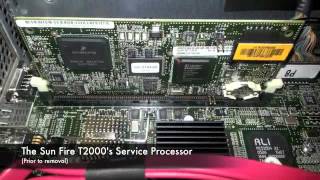 Replacing a Sun Fire T2000 Service Processor Battery [upl. by Akira389]