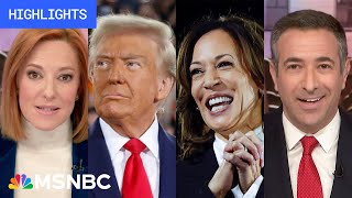 Countdown to the 2024 election Election eve  MSNBC Highlights [upl. by Acirred]