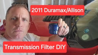 Duramax Allison Filter change how to Chevy amp GMC external filter change 2011 to 2014 [upl. by Undis]