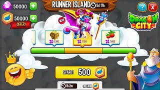 Dragon City  Runner Island  All Dragons  NEW Update v2482 First Looks 2024 😱 [upl. by Sirhc]