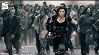 Resident Evil Afterlife Rooftop Zombies Attack HD CLIP [upl. by Adnalor147]