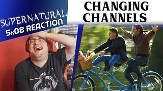 Supernatural 5x08 quotChanging Channelsquot Reaction [upl. by Va759]