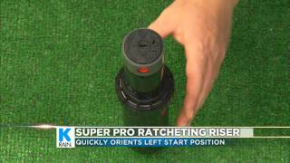 KRain Super Pro Irrigation Sprinkler Ratcheting Riser [upl. by Aerdno]