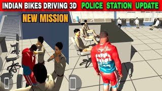 Indian Bikes Driving 3d  Police Station New Mission  Funny Gameplay Indian Bikes Driving 3d 🤣🤣 [upl. by Etolas]