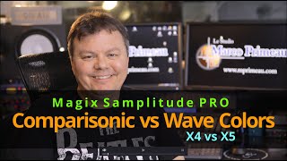 Magix Samplitude Pro X 5 new feature  Comparisonic vs wave colors [upl. by Dev863]