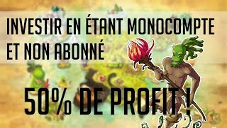 COMMENT INVESTIR SES KAMAS EN MONOCOMPTE NON ABONNÉ FAÇON KOLD [upl. by Enitsirc459]