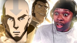 AANG VS YAKONE Legend Of Korra Episode 9 Reaction [upl. by Kurtis830]